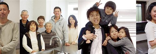 スタディオンのオーダーキッチン「幸せキッチン計画」のお客様の写真です。