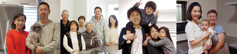 スタディオンのオーダーキッチン「幸せキッチン計画」のお客様の写真です。