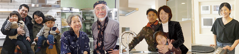 スタディオンのオーダーキッチン「幸せキッチン計画」のお客様の写真です。