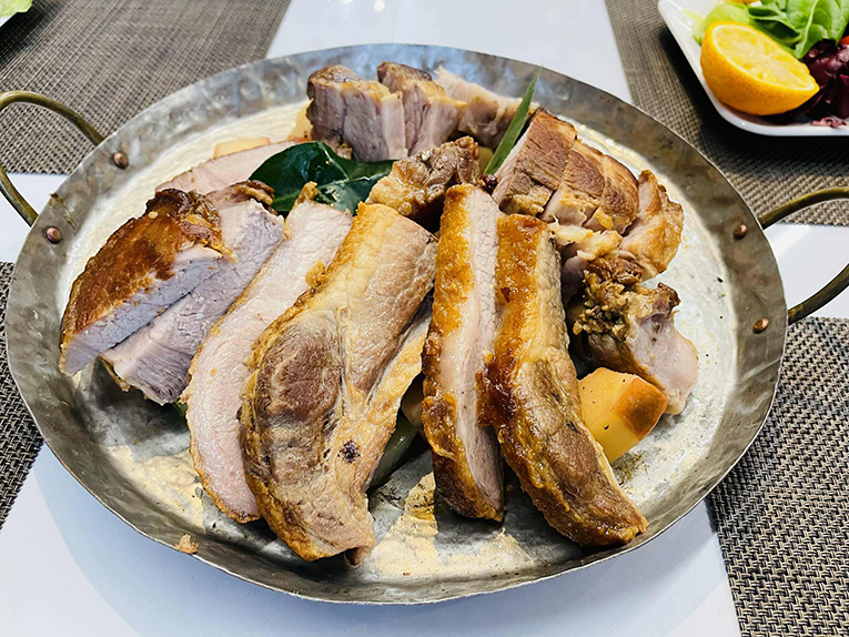 大阪府堺市のオーダーキッチンミュージアムでの料理家松村佳子さんの料理教室メニュー